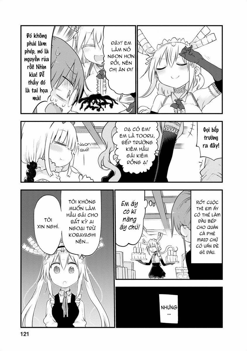 cuộc sống trả ơn của nàng rồng tohru! chapter 47: \"tooru và quán cà phê hầu gái\" - Trang 2